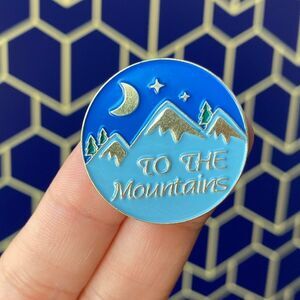 To the Mountains Enamel Pin/ Brooch Lapel